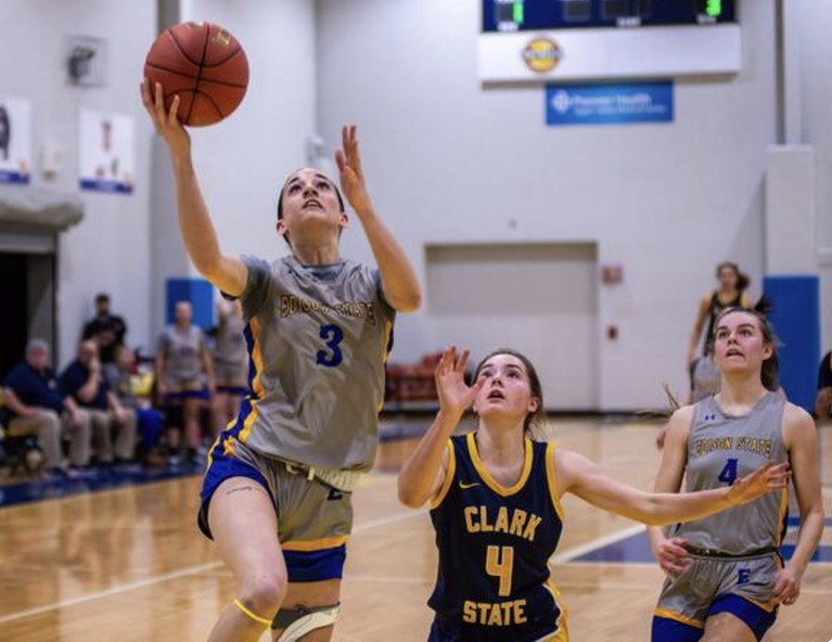 Sophomore Makenzee Maschino led Charger scoring (tied with Yukon)—photo by Reflections by Rob, LLC.